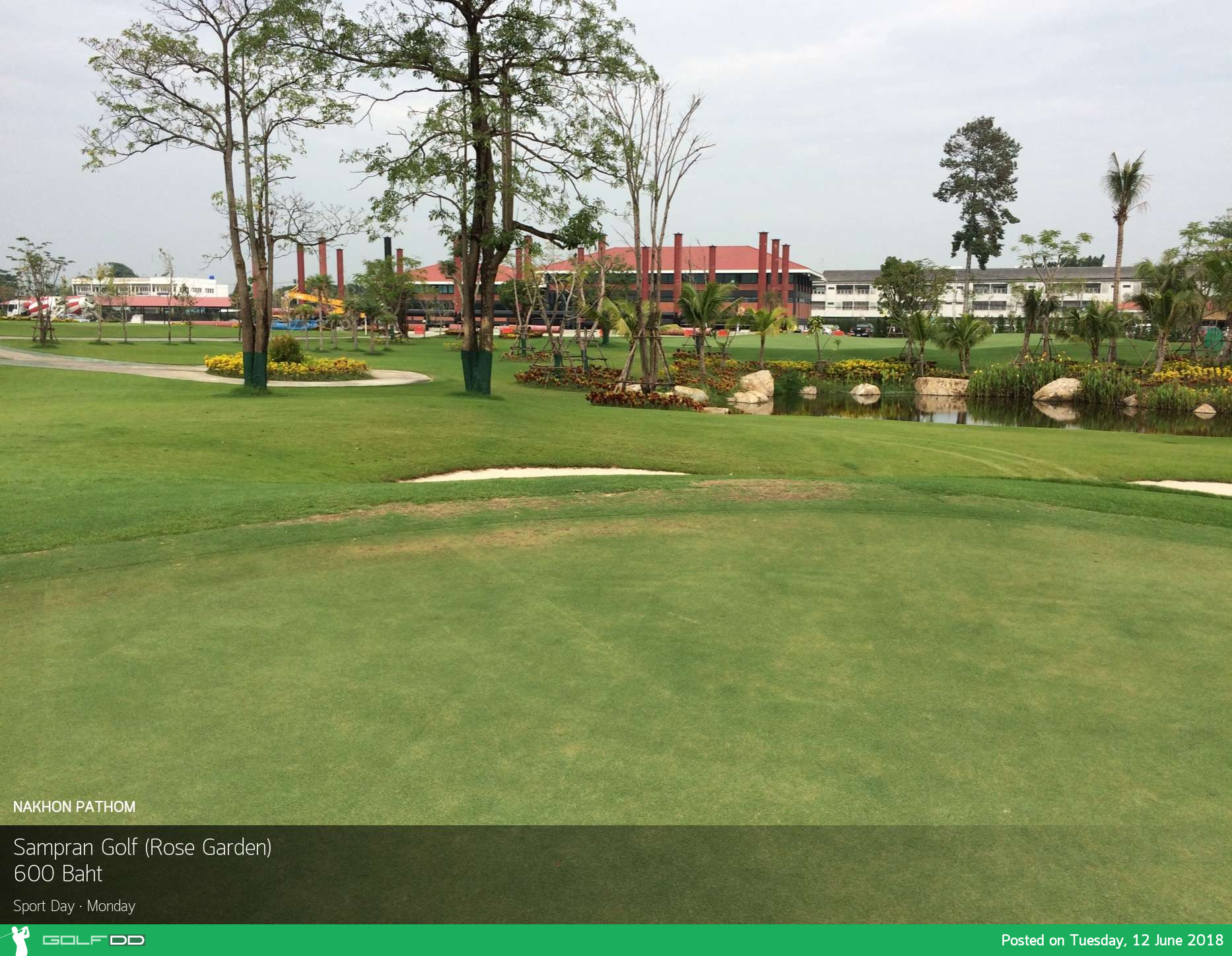 Sampran Golf (Rose Garden) เข้าโค้งสุดท้ายสำหรับเดือนนี้ กับราคา Sport Day 