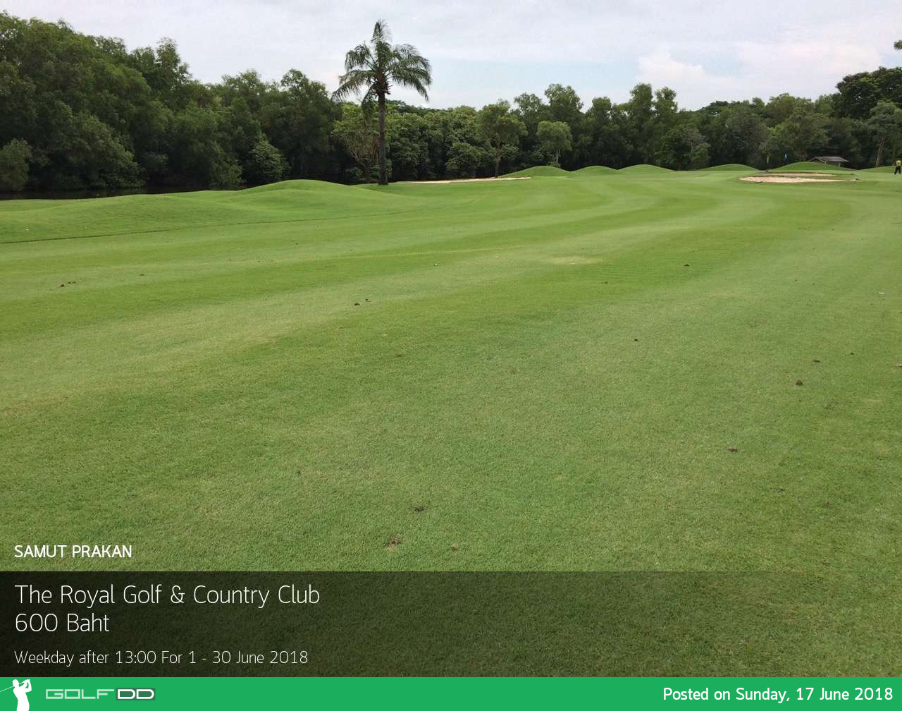 The Royal Golf and Country Club โปรฯแรง แซงโค้งสุดท้ายกับช่วงบ่ายๆแบบนี้ 