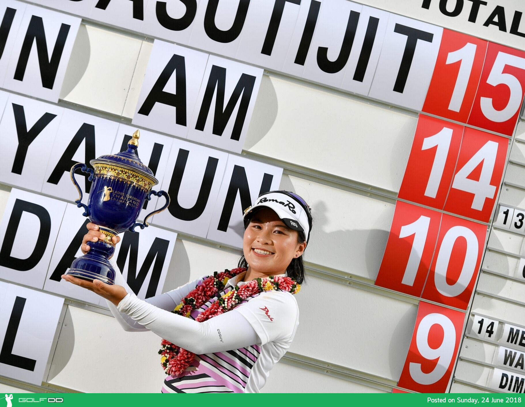 โปรบิว กันยลักษณ์ เอาชนะ โปรจาก LPGA หลายคน คว้า 1.7 ล้าน ใน เลดี้ส์ยูโรเปี้ยน ไทยแลนด์ แชมเปี้ยนชิพ