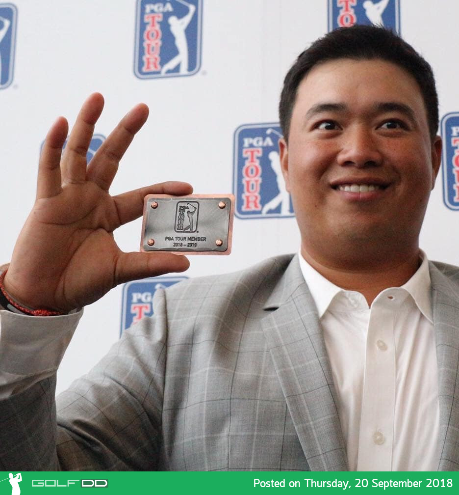 ขอแสดงความยินดี โปร อาร์ม กีรเดช ที่ได้รับ PGA Tour Card 