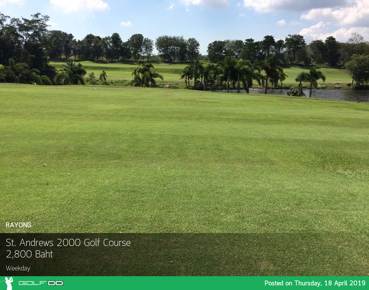 ออกรอบสบายๆ หลังสงกรานต์ที่ St. Andrews 2000 Golf Course 