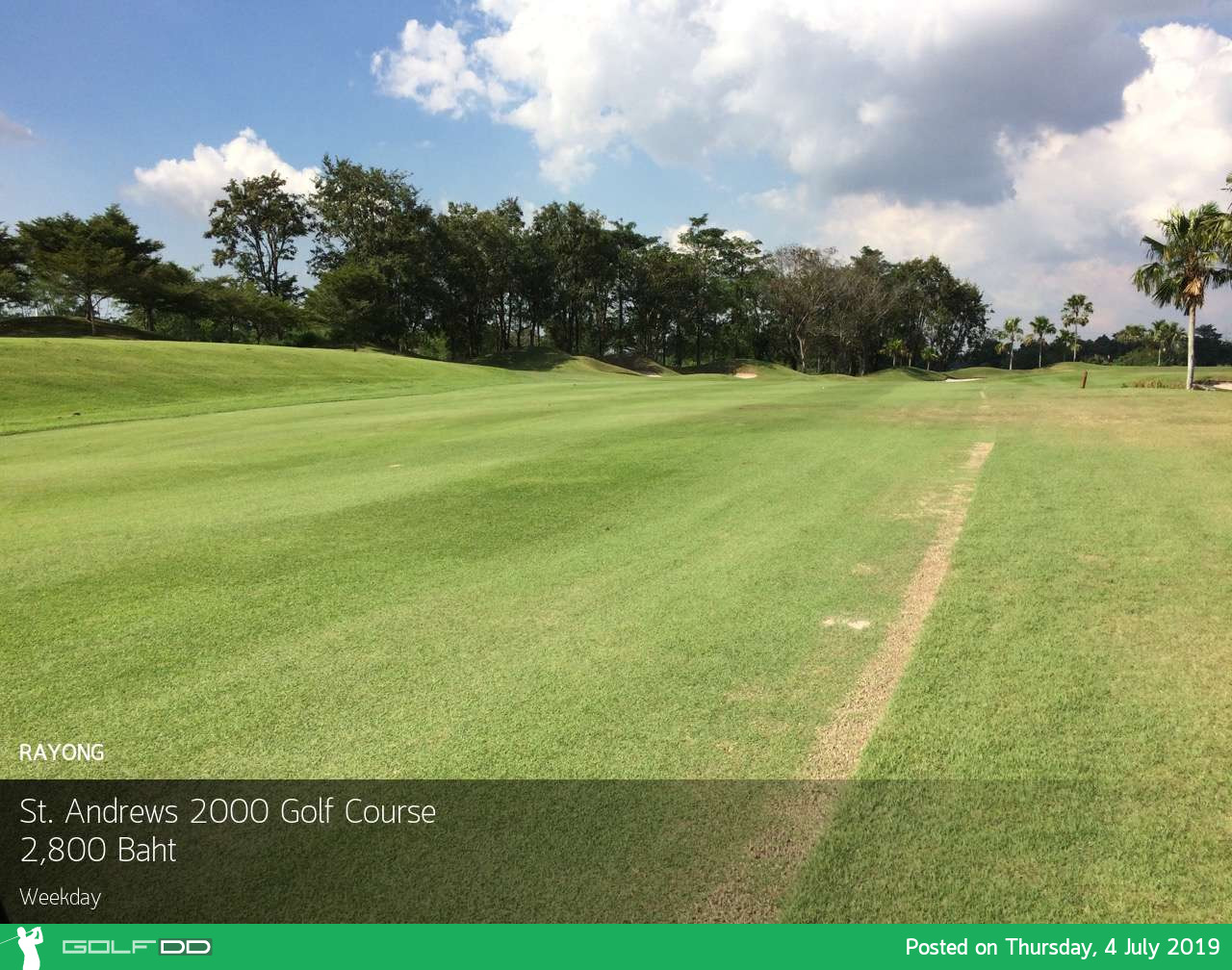 ออกรอบกันฮิ สไตล์ชิคๆ ที่ St. Andrews 2000 Golf Course ระยอง Booking Teetime กับ golfdd จ่ายเงินที่สนามได้เลย 