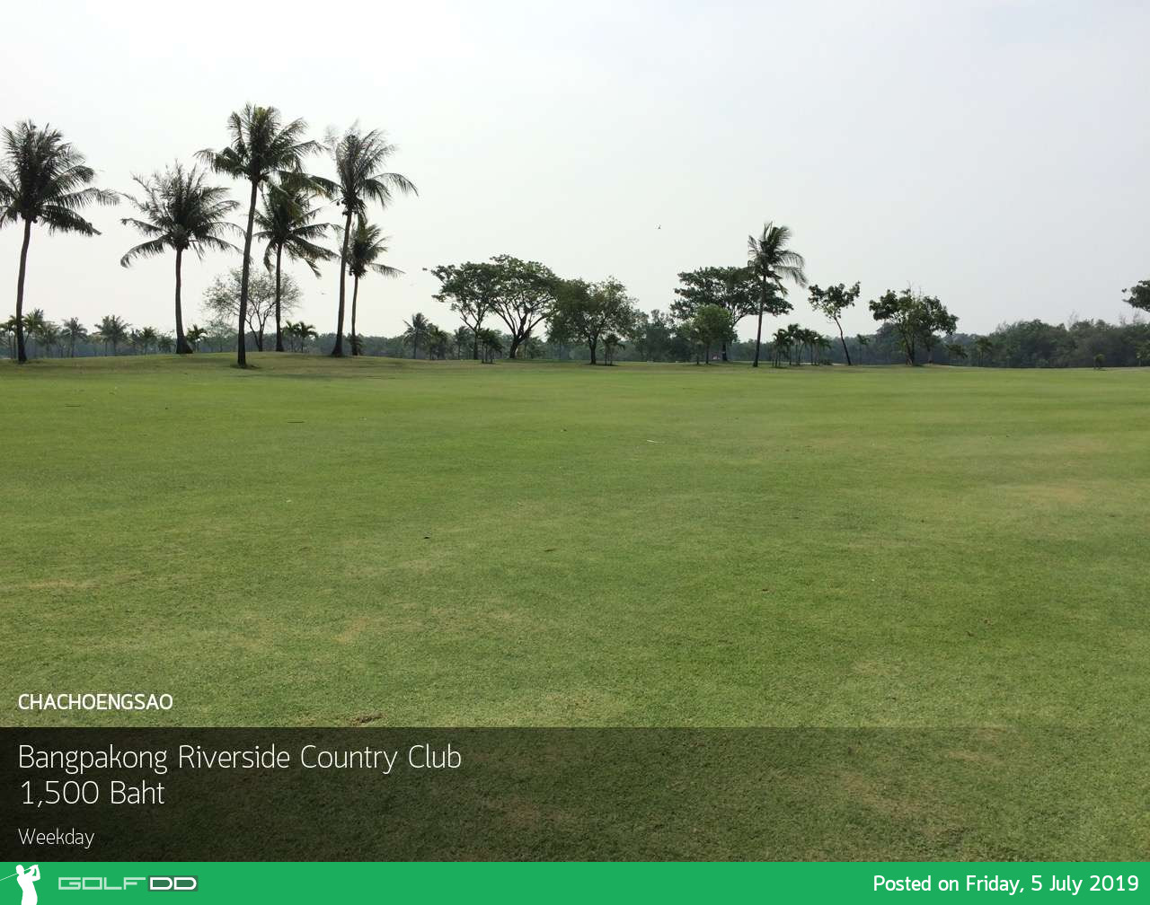บางปะกงน้ำคงขึ้นๆ ลงๆ วัดฝีมือออกรอบกันได้ที่ Bangpakong Riverside Country Club พร้อม Booking Teetime กับ golfdd จ่ายเงินที่สนามได้เลย