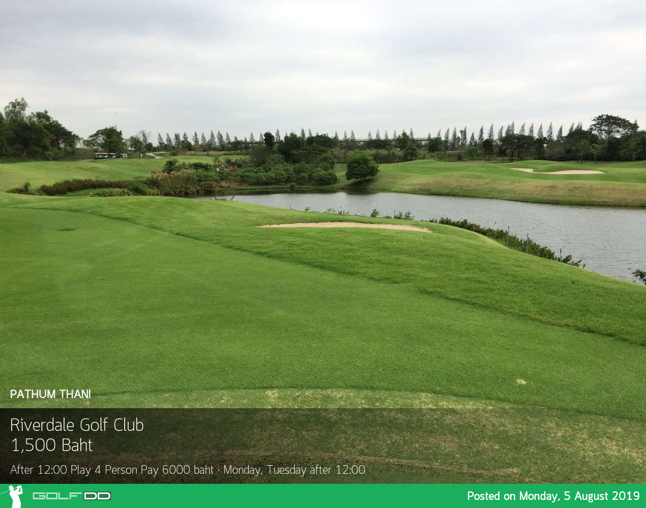 Riverdale สนามกอล์ฟ 5 ดาว ลดราคา 62% เฉพาะช่วงเวลานี้เท่านั้น - Booking Golfdd