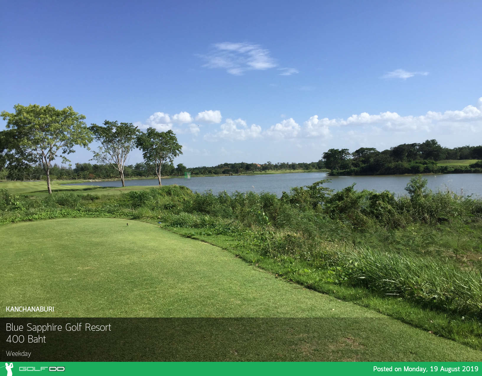 สุดๆ ไปเลย ออกรอบกรีนฟี 400 บาท ไปที่ Blue Sapphire Golf Resort กาญจนบุรี พร้อม Booking Teetime กับ golfdd จ่ายเงินที่สนามได้เลย