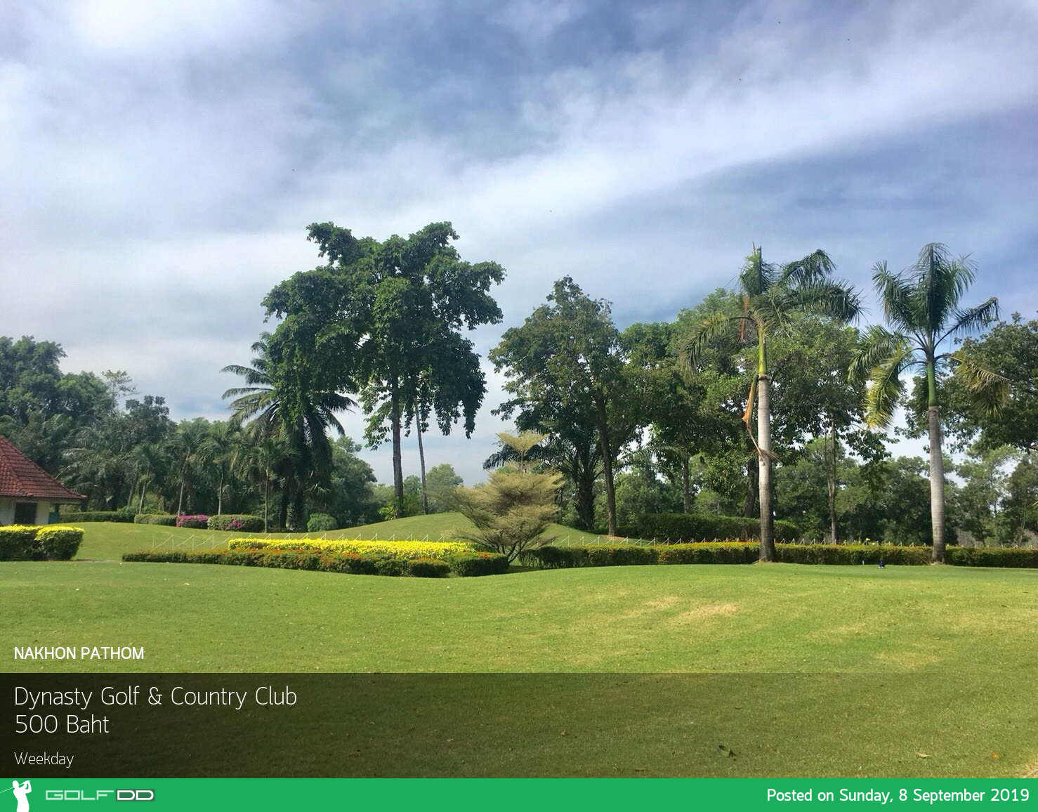 รีบเลย โปรลด 41% ออกรอบแค่ 1,000 บาท ที่ Dynasty Golf and Country Club นครปฐม จองผ่าน Golfdd จ่ายหน้าสนามได้เลย