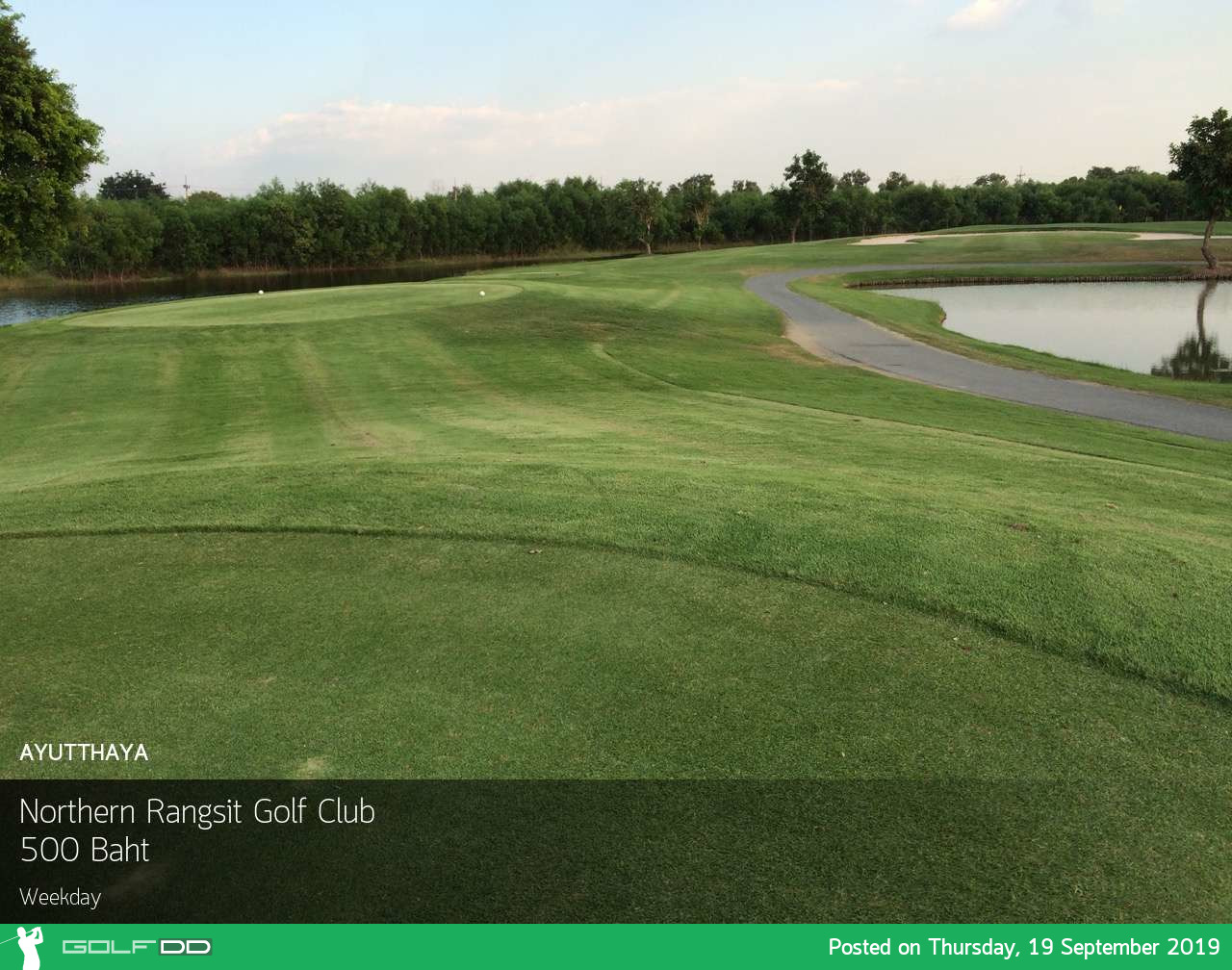 โปรถูกใจ สบายกระเป๋า ลด 50% ที่ Northern Rangsit Golf Club พร้อมจองผ่าน golfdd จ่ายเงินที่สนามได้เลย