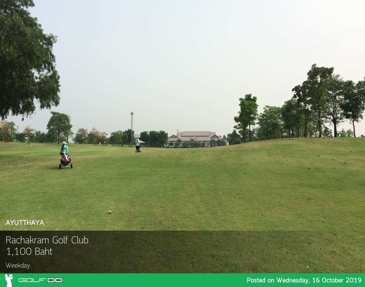 ออกรอบกันมันส์ๆ กลางสัปดาห์ที่ Rachakram Golf Club and Resort บางไทร อยุธยา พร้อม Booking Teetime กับ golfdd จ่ายเงินที่สนามได้เลย