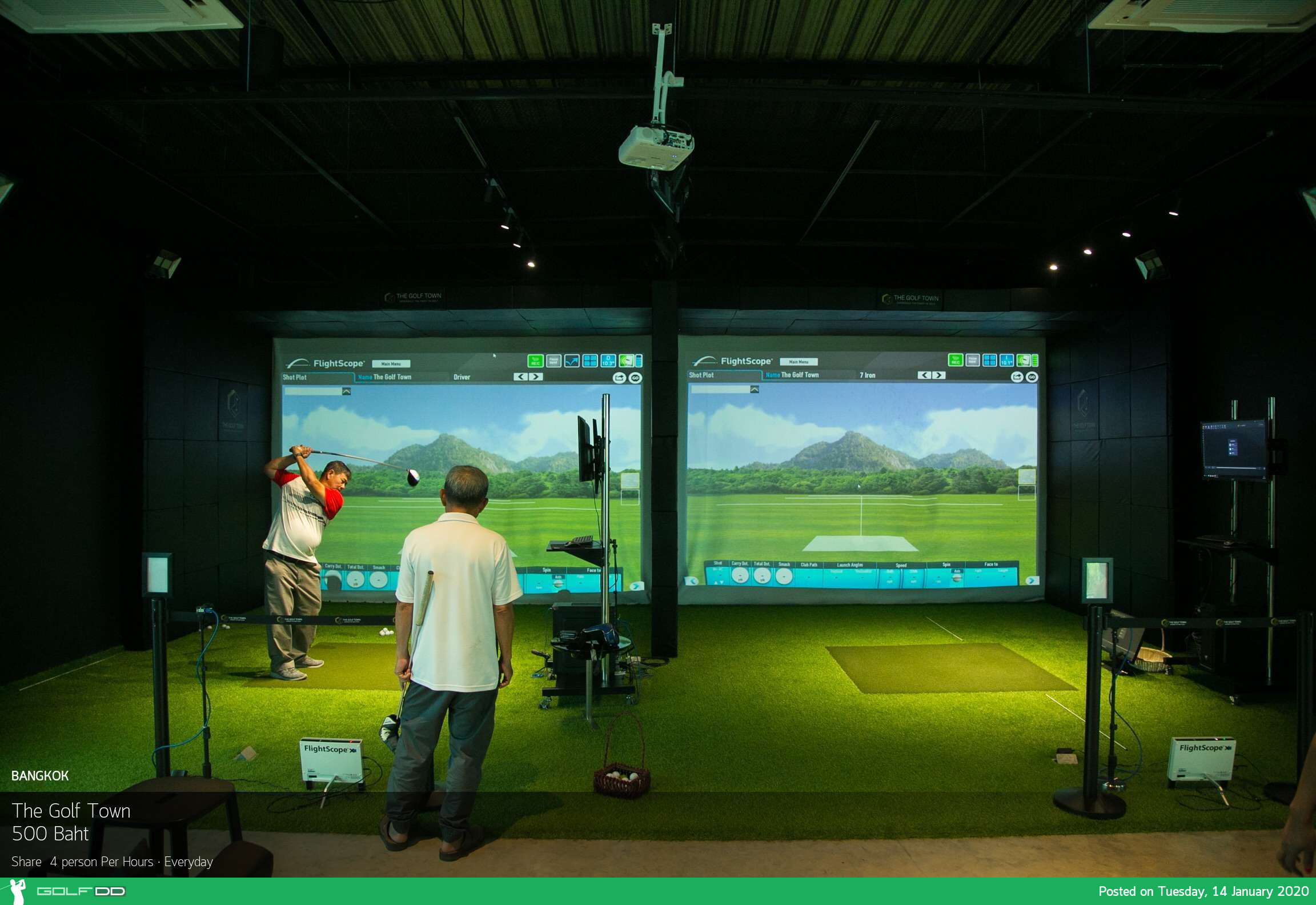 The Golf Town (Golf Simulator) ไม่ต้องเดินตากแดด ไม่ต้องจ่ายค่าแคดดี้และรถกอล์ฟ มิติใหม่ของวงการกอล์ฟที่นักกอล์ฟต้องร้องว้าว…! 