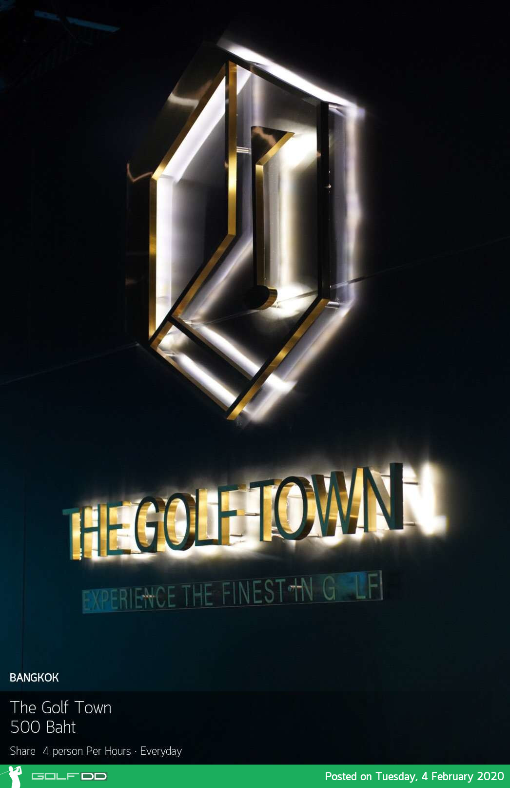 The Golf Town (Golf Simulator) ตีกอล์ฟห้องแอร์ ไม่แคร์ฝุ่น ประสบการณ์ใหม่ในการตีกอล์ฟ