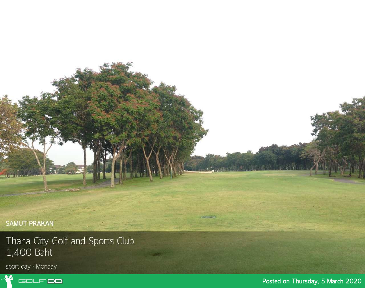 Thana City Country Club ห้อมล้อมด้วยทะเลสาบธรรมชาติ ศูนย์ฝึกกอล์ฟที่มีมาตรฐานระดับโลก