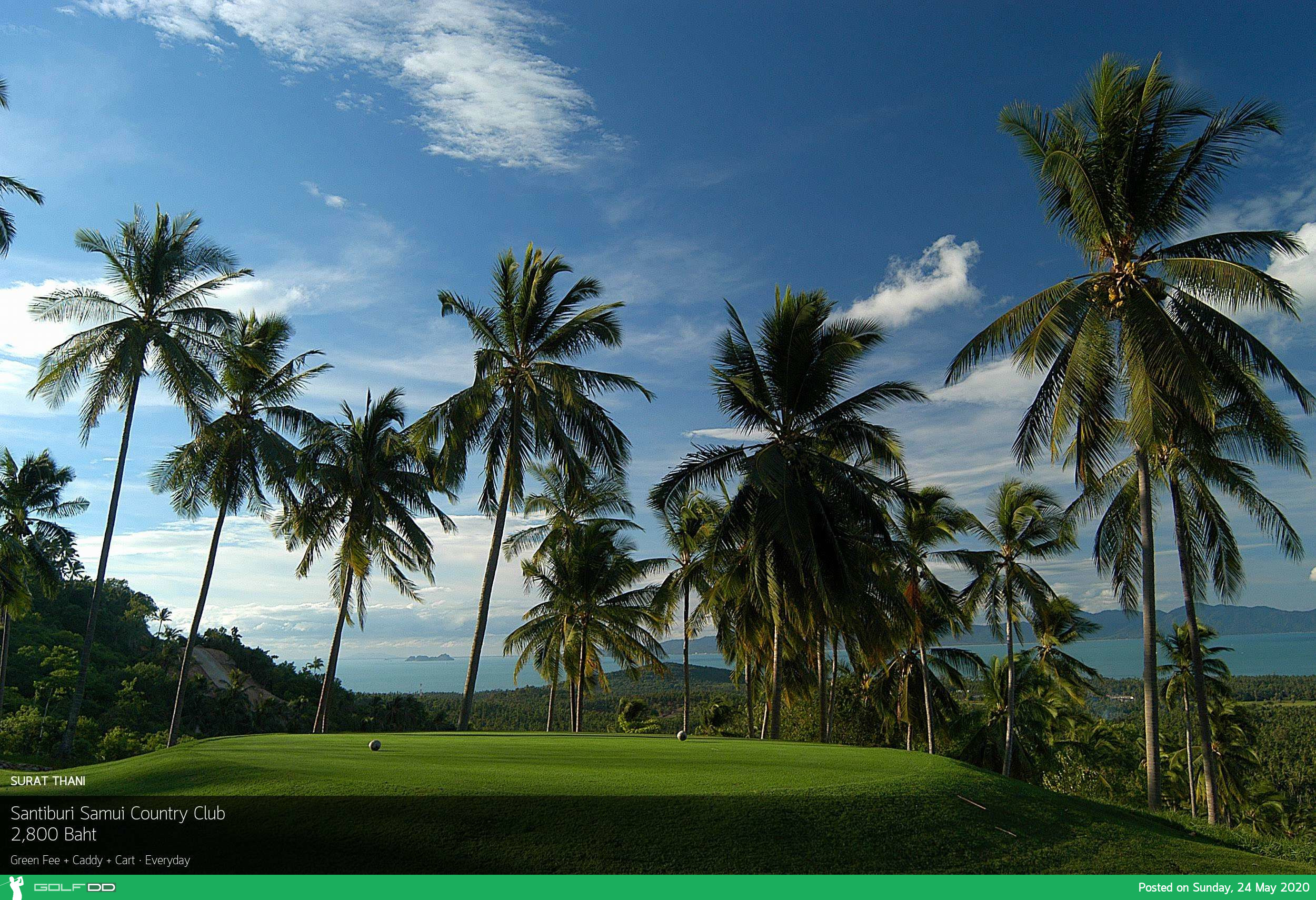วันอาทิตย์ทั้งทีอยู่บ้านก็เบื่อแย่ไปออกรอบกัน สนาม Santiburi Samui Country Club ออกโปรแรงเอาใจนักกอล์ฟ