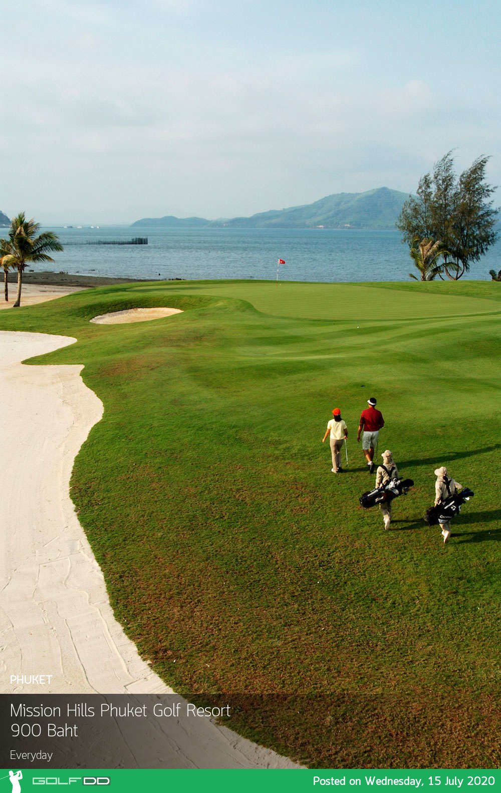 โปรใหม่โปรแรงๆกรีนฟีหลักร้อยคุณภาพหลักพันสนามสวยที่พักดีต้องที่นี้เลย Mission Hills Phuket Golf Resort 