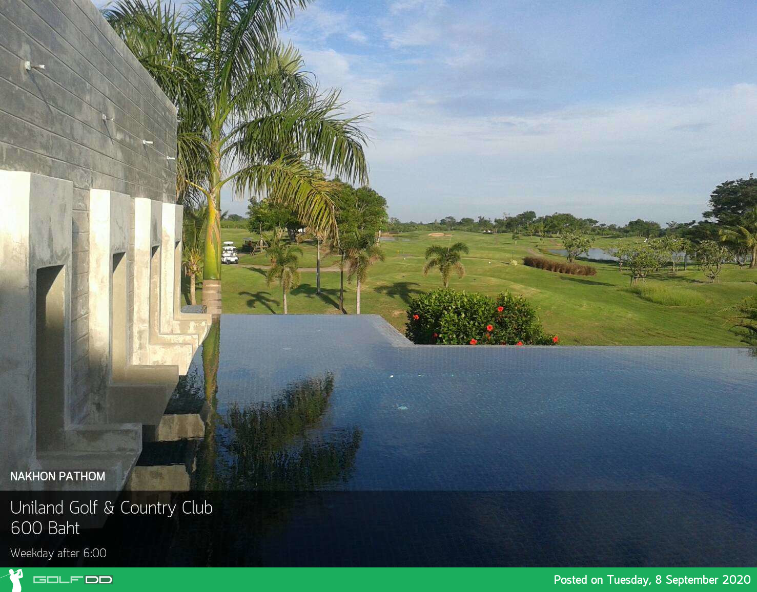 Uniland Golf & Country Club อัพเดทราคาเรียบร้อยใครคอกอล์ฟที่นี้ต้องดูลดแหลก