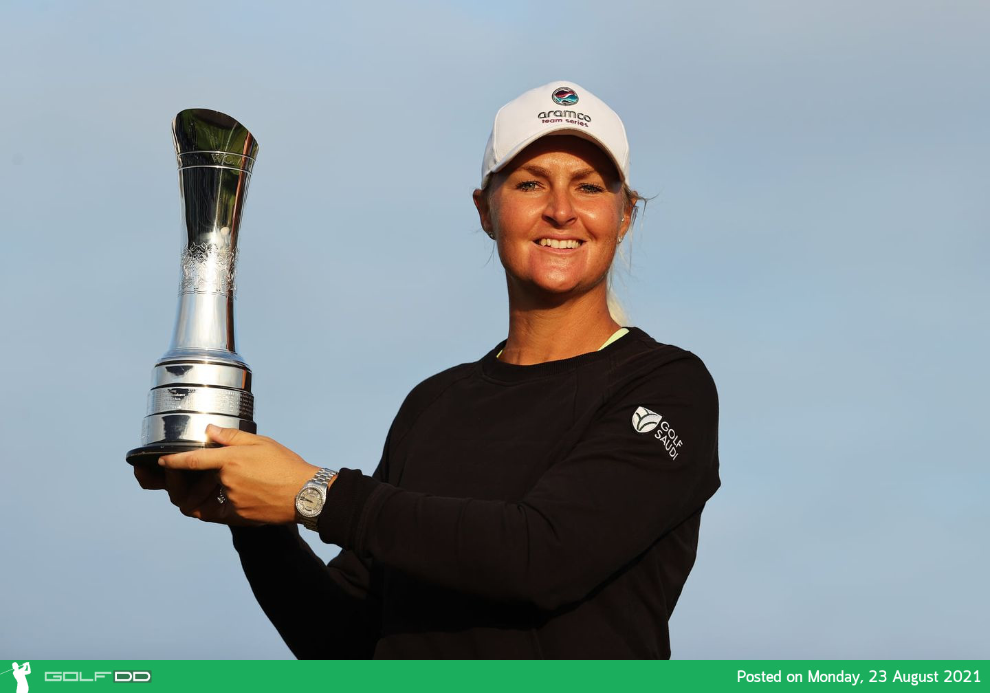 แชมป์ AIG Women's Open 2021 เป็นของแอนนา นอร์ดควิสต์ วัย 34 ปี