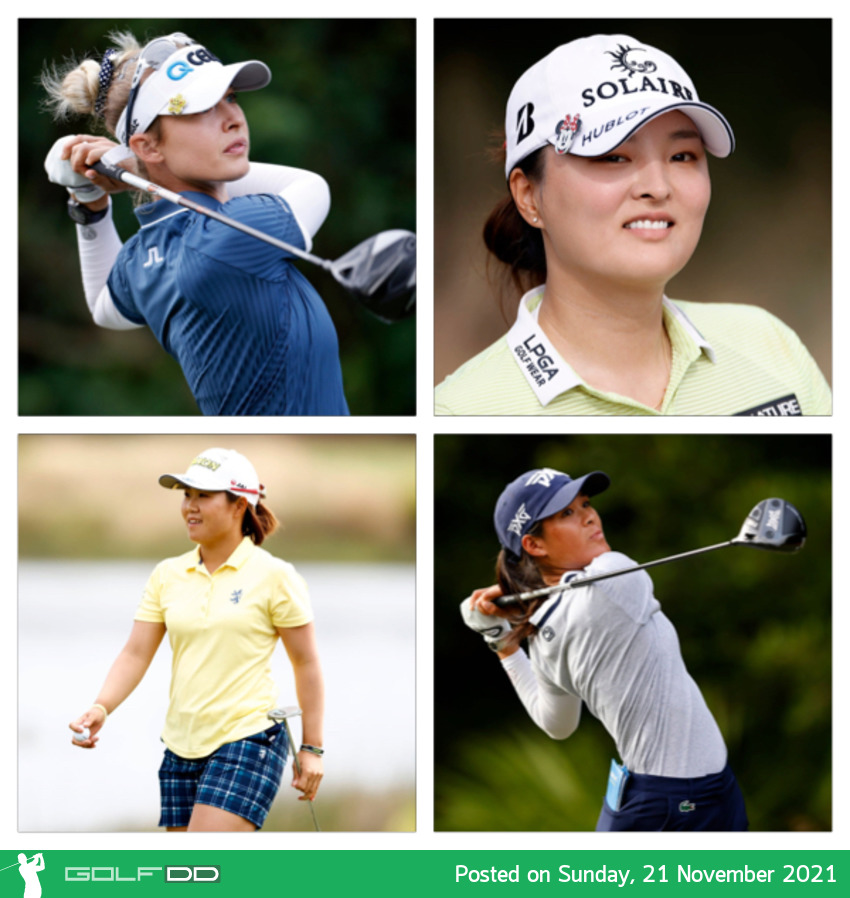 กอล์ฟ CME Group Tour Championship 2021 4 ผู้นำร่วมเข้าสู่รอบสุดท้าย หลังจบรอบสามเมื่อวันที่ 20 พฤศจิกายน