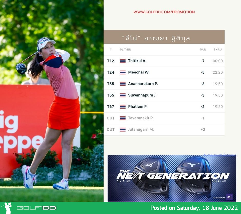 สกอร์ 7 สาวไทยจบรอบสอง กอล์ฟแอลพีจีเอทัวร์ Meijer LPGA Classic for Simply Give