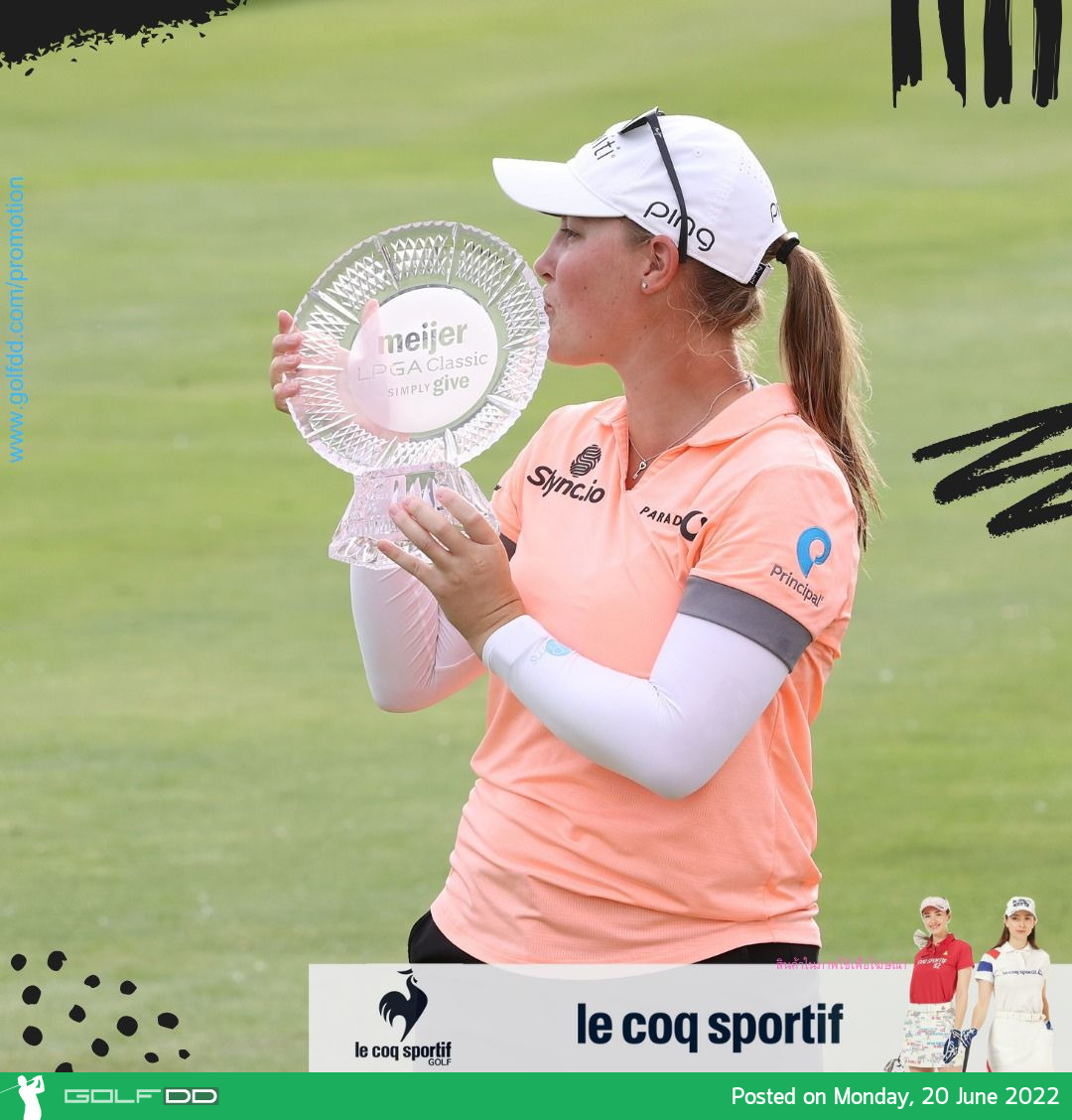 เจนนิเฟอร์ คัปโช ดวลเพลย์ออฟชนะ คว้าแชมป์ Meijer LPGA Classic for Simply Give
