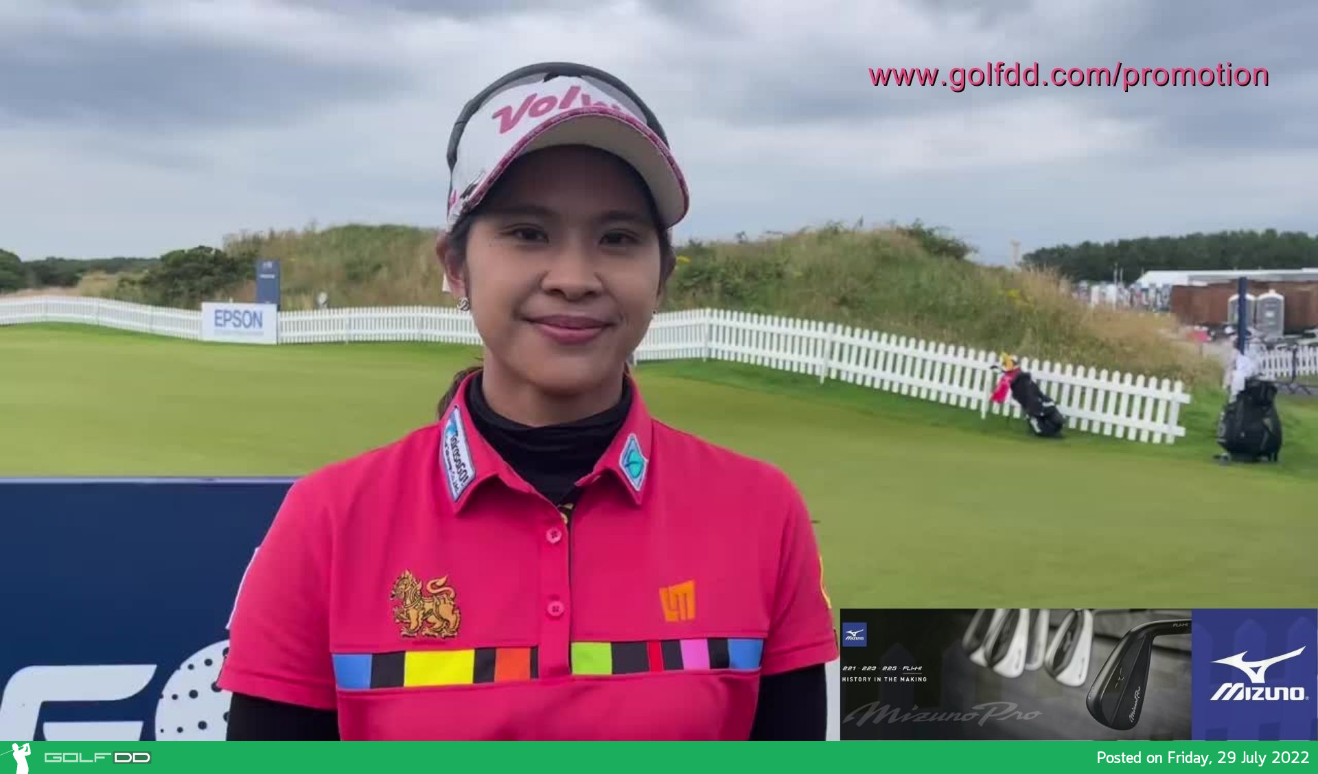 รั้งอันดับ 18 ร่วม ตามหลังผู้นำ 5 สโตรก Trust Golf Women’s Scottish Open