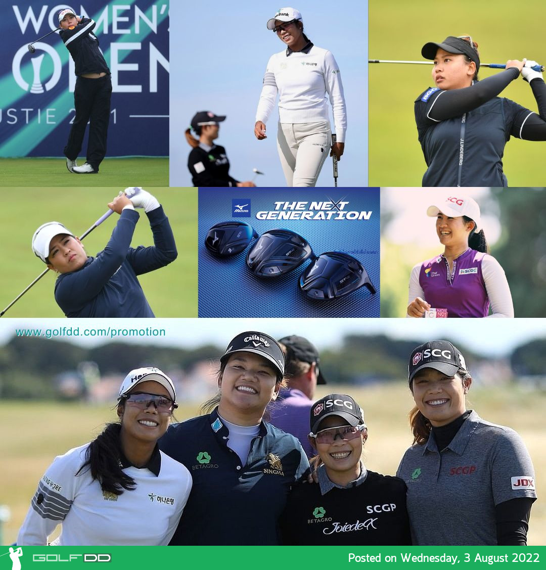 เช็คฟอร์ม 8 สาวไทย ในเมเจอร์สุดท้ายของปี AIG Women’s Open ชิงเงินรางวัล 6.8 ล้านเหรียญฯ