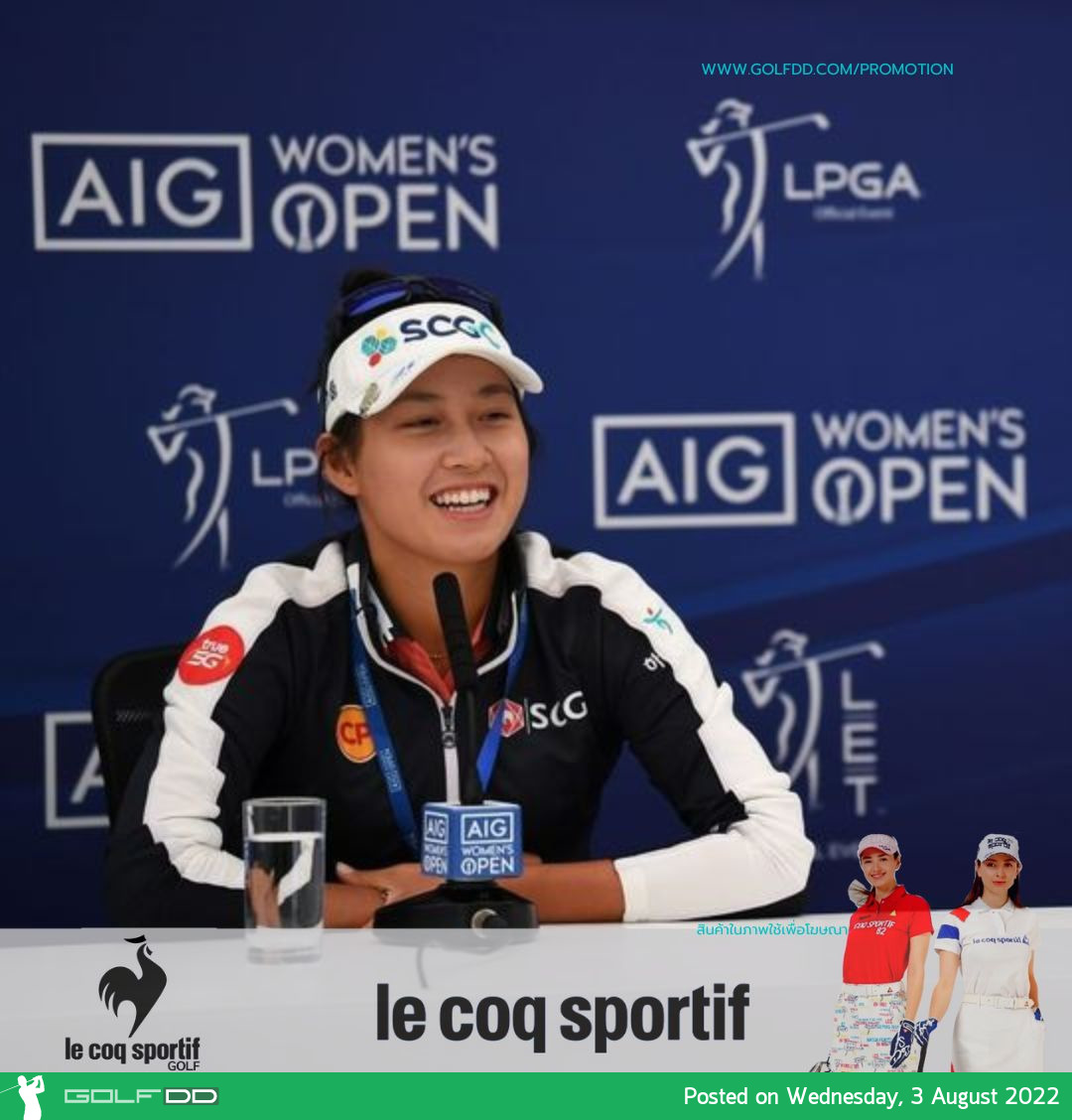 “จีโน่” อาฒยา ฐิติกุล 1 ใน 8 สาวไทยที่เข้าร่วมแข่งขัน AIG Women’s Open ซึ่งจะเปิดฉากขึ้นในวันพรุ่งนี้