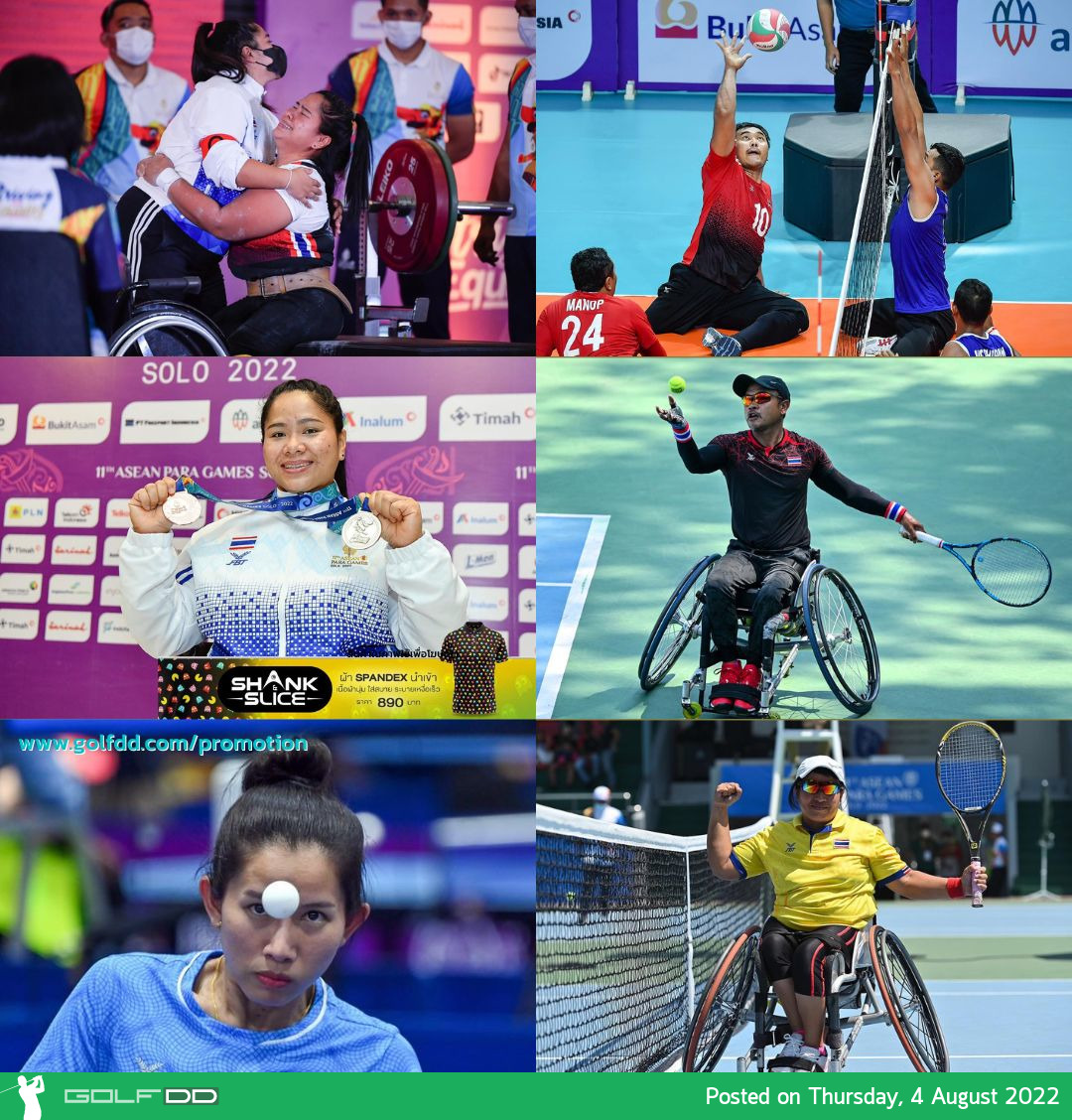 นักกีฬาพาราไทยกวาดเหรียญรางวัลไปแล้ว 78 เหรียญทอง 59 เหรียญเงิน และ 49 เหรียญทองแดง รั้งอยู่ในอันดับ 2 ของตาราง