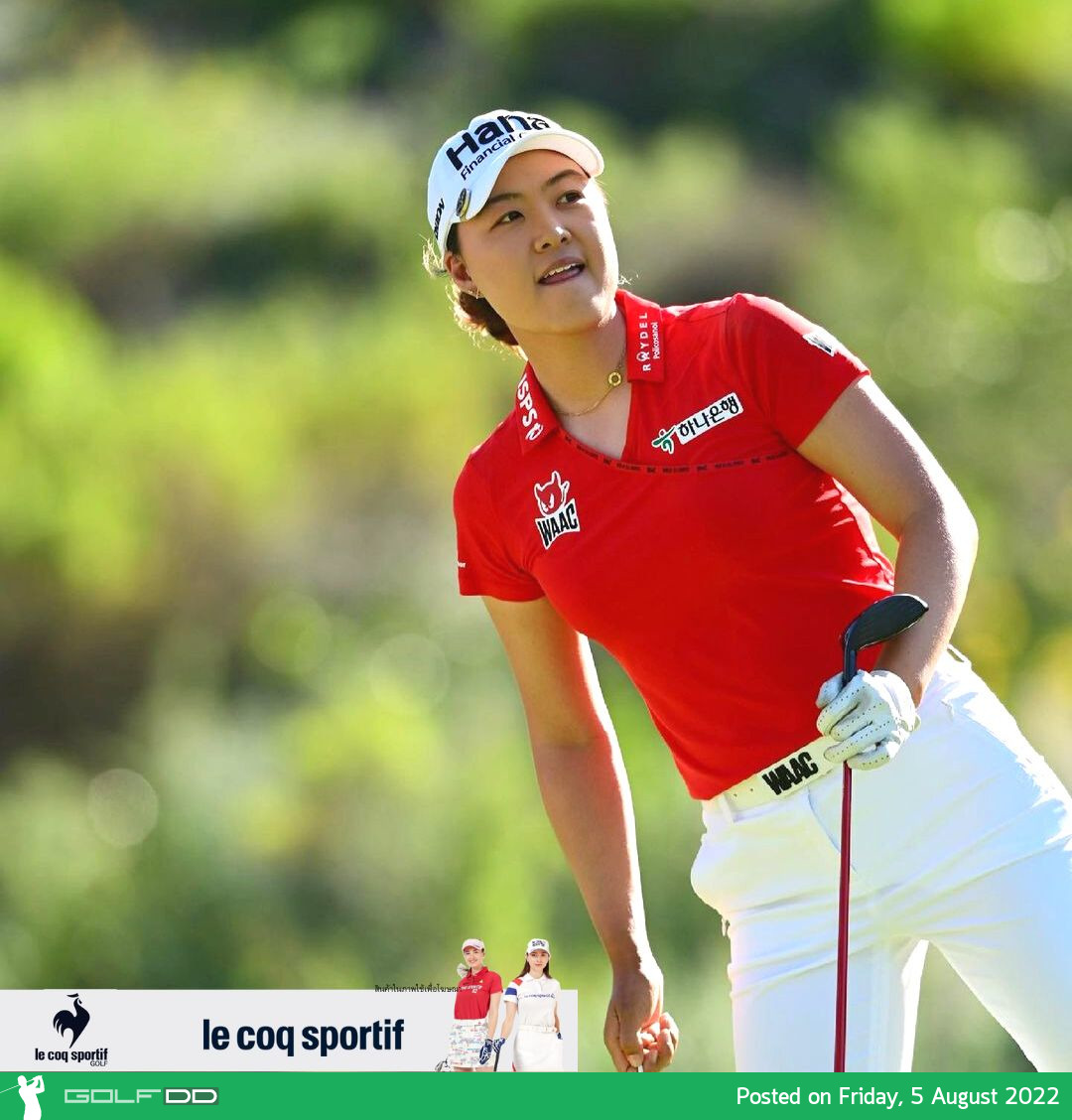 มินจี ลี โปรออสซี มือ 2 ของโลก มีโอกาสขยับขึ้นเป็นมือ 1 ในกอล์ฟเมเจอร์ AIG Women’s Open 2022