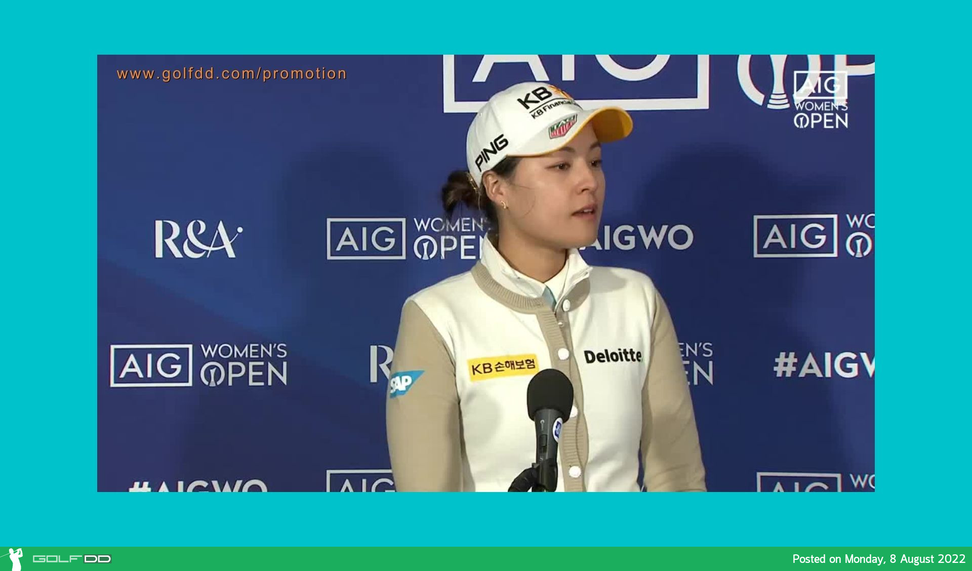 อิน กี ชุน โปรเกาหลีใต้ ได้แค่รองแชมป์กอล์ฟเมเจอร์ AIG Women’s Open 2022