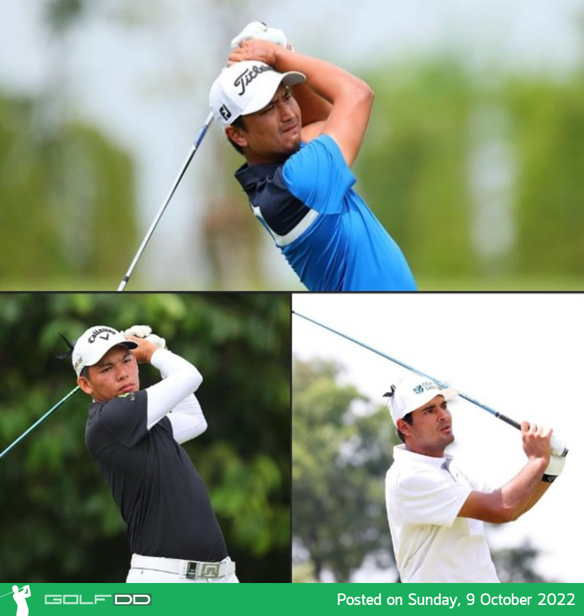 สดมภ์ แก้วกาญจนา อยู่ที่ 27 ร่วม และ พชร คงวัดใหม่ อยู่ที่ 32 ในกอล์ฟ LIV Golf Invitational Bangkok ณ สนามสโตนฮิลล์ พาร์ 72 จังหวัดปทุมธานี เมื่อวันที่ 8 ตุลาคม