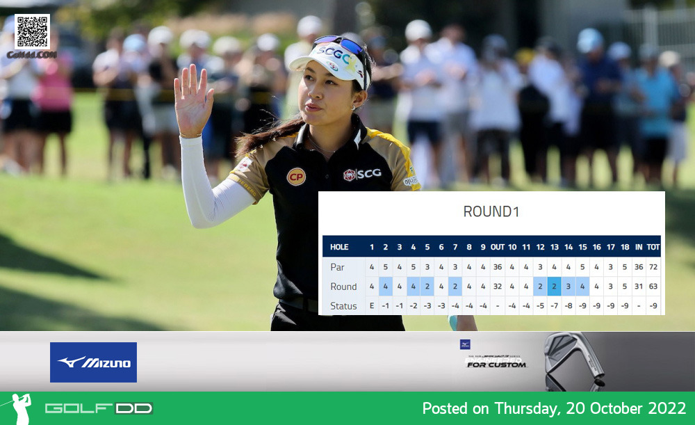 ผลงาน 8 สาวไทยจบรอบแรก BMW Ladies Championship วันที่ 20 ตุลาคม ณ สนาม Oak Valley Country Club ประเทศเกาหลีใต้