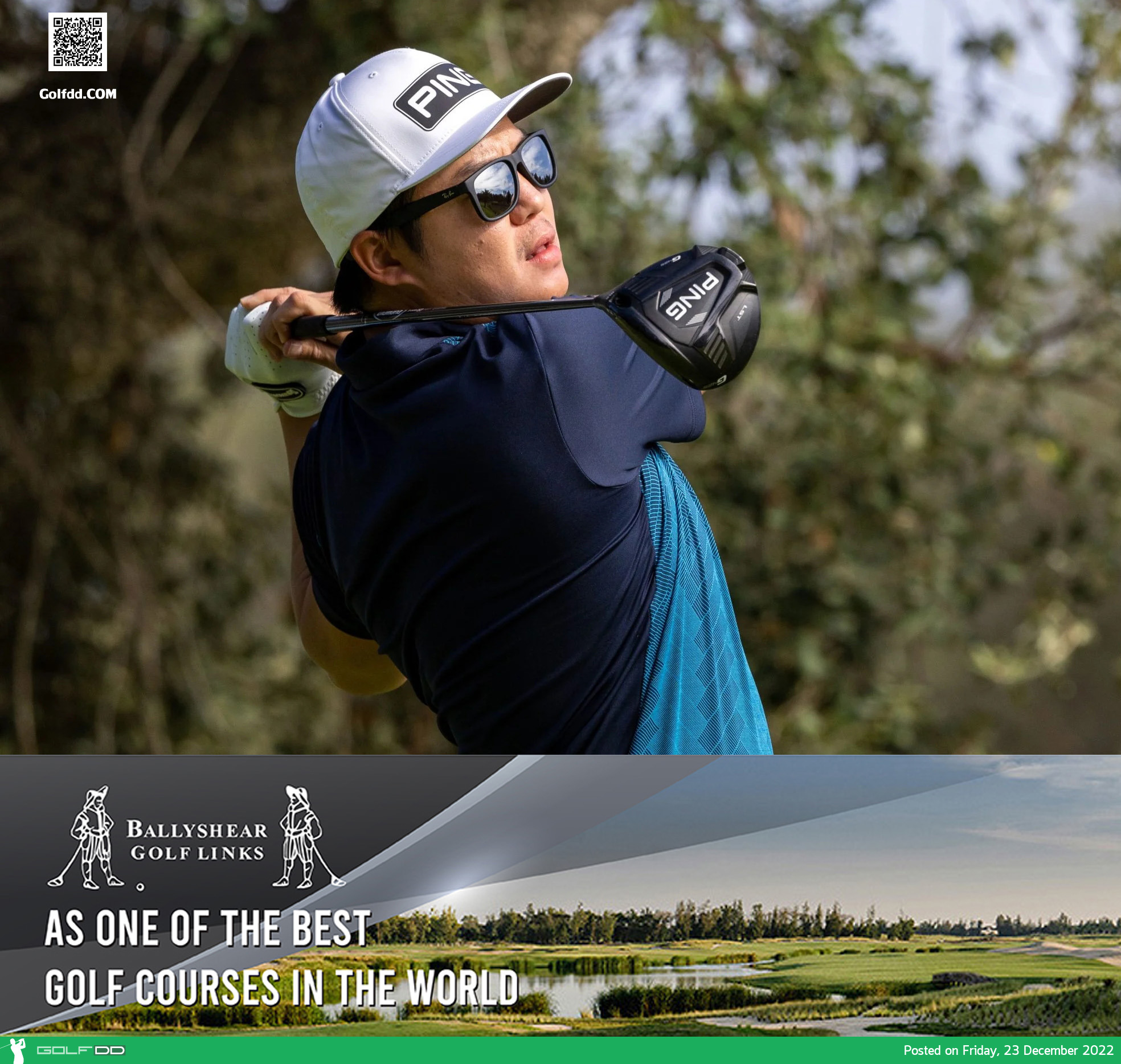 "โปรตี้" สุธีพัทร์ ประทีปเทียนชัย ขึ้นนำเดี่ยว  การแข่งขันกอล์ฟ เอเชียน ดีเวลลอปเมนท์ ทัวร์ 2022  ไท่ฟง โอเพ่น 