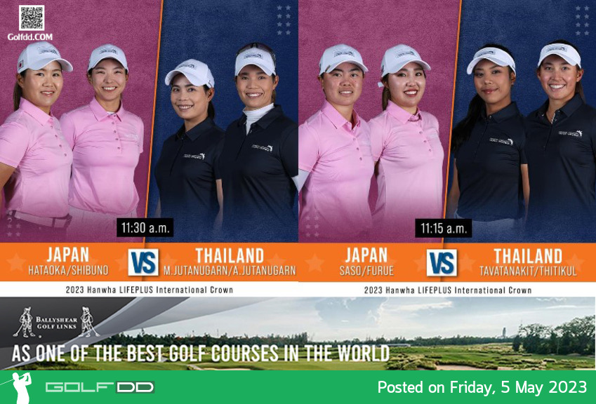 4 สวิงสาวไทยไปได้สวย จบวันแรกทีมไทยเก็บ 2 คะแนนเต็ม กอล์ฟประเภททีมรายการ Hanwha LIFEPLUS International Crown 