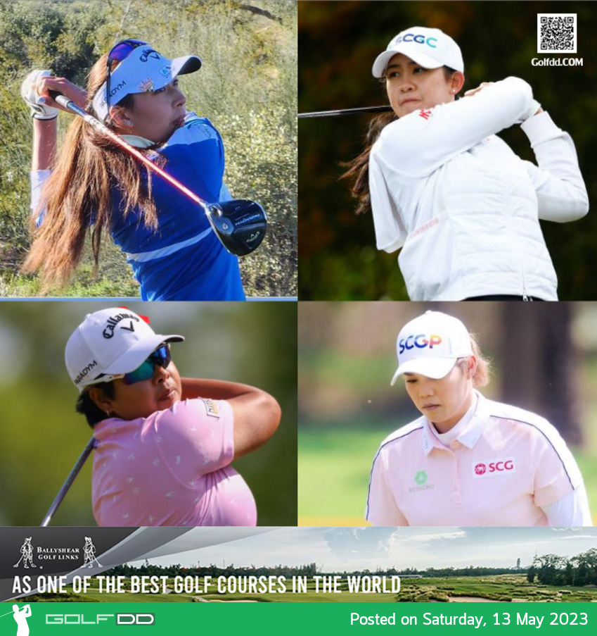 สกอรสาวไทยหลังจบวันที่สอง การแข่งขันกอล์ฟLPGA Tour รายการ Cognizant Fouders Cup 2023 