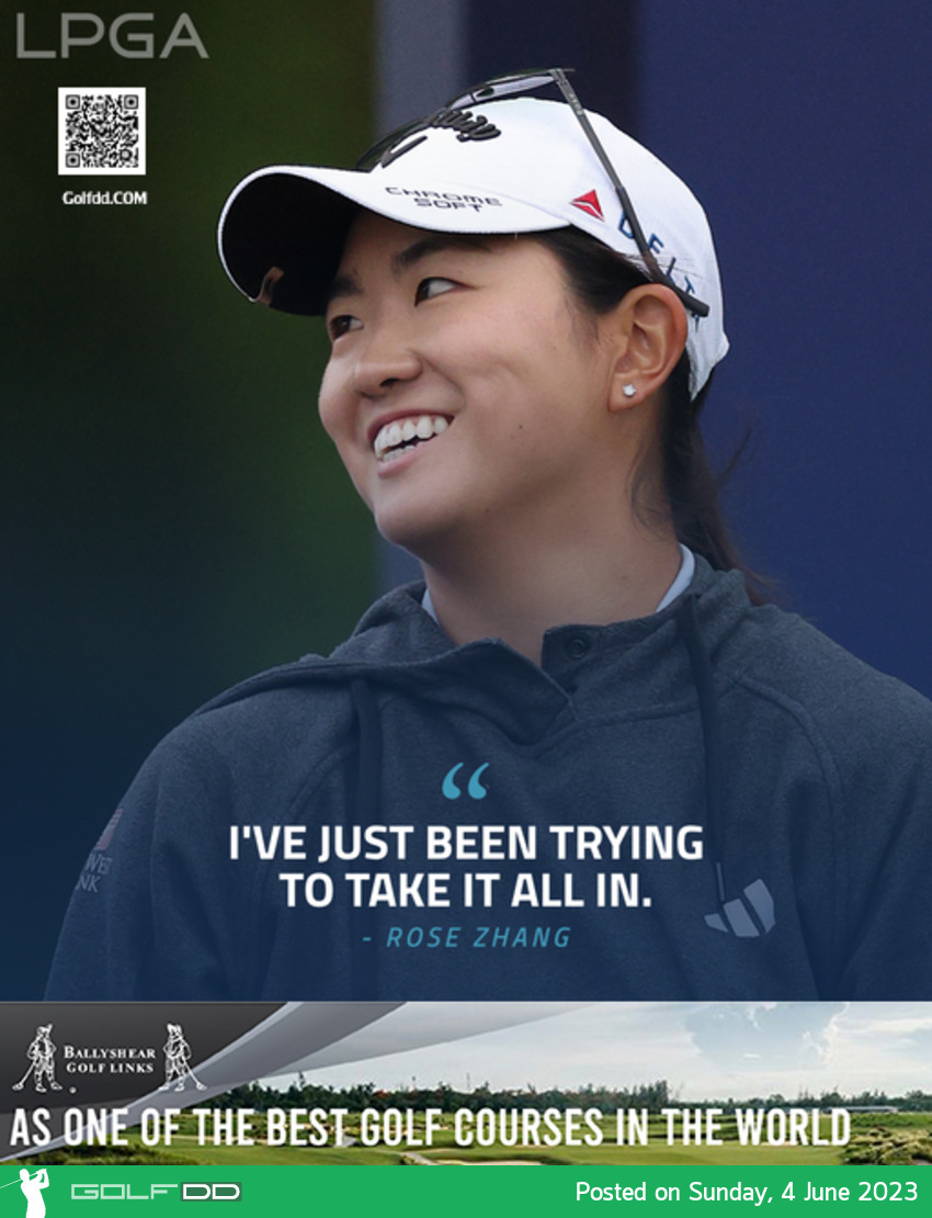 Rose Zhang อดีตนักกอล์ฟสมัครเล่นมือ 1 โลก ขึ้นนําสองช็อตใน 11 อันเดอร์ที่ Mizuho Americas Open