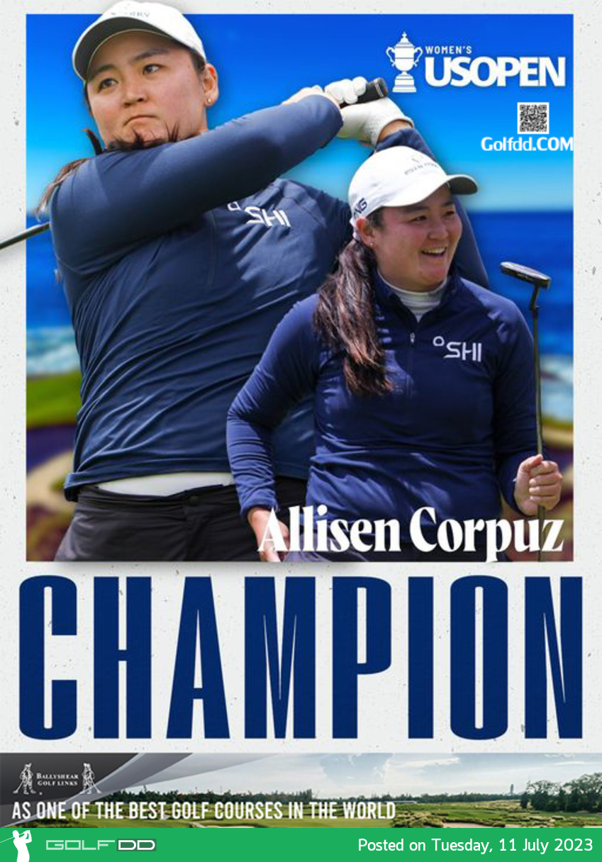 อัลลิเซน คอร์ปัซ คว้าแชมป์ U.S. Women's Open เมเจอร์ที่สามแห่งปีที่เพบเบิลบีช กอล์ฟ ลิงค์ส