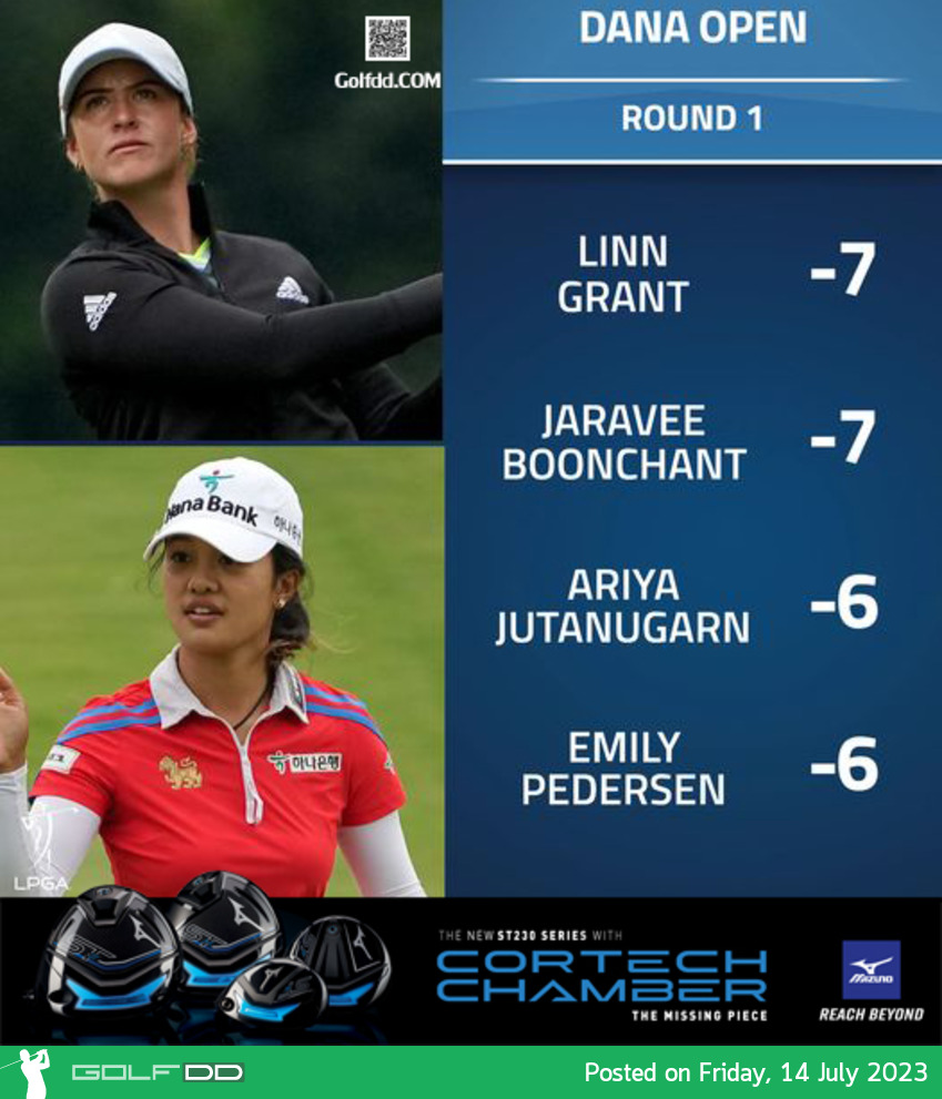 "โปรว่าน" จารวี ผลงานดีสุด นำร่วม ศึกกอล์ฟ LPGA Tour รายการ Dana Open