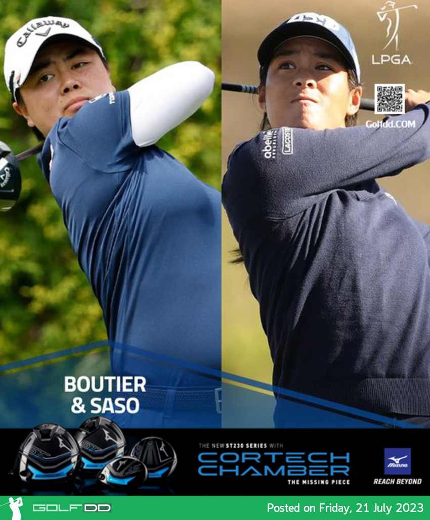 Celine Boutier และ Yuka Saso ขึ้นนําเดี่ยวที่ 12 อันเดอร์ในรอบสองที่ Dow Great Lakes Bay Invitational 
