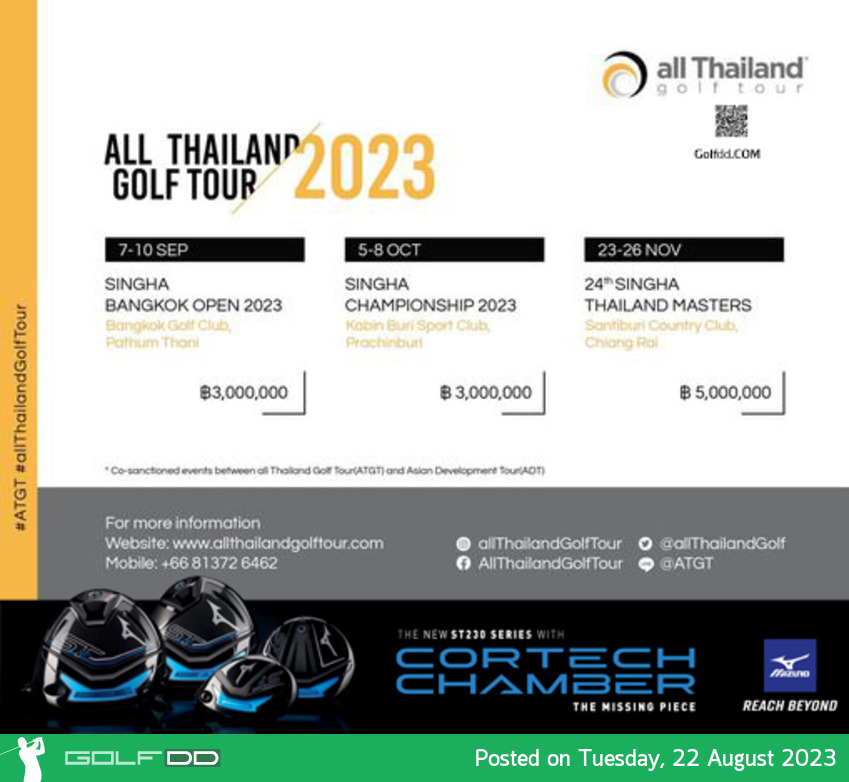 รายการ สิงห์ แชมเปี้ยนชิพ 2023 อัพเดตโปรแกรม  เป็นวันที่ 5-8 ตุลาคม ณ สนามกบินทร์บุรี สปอร์ต คลับ ชิงเงินรางวัล กว่า 3 ล้านบาท 