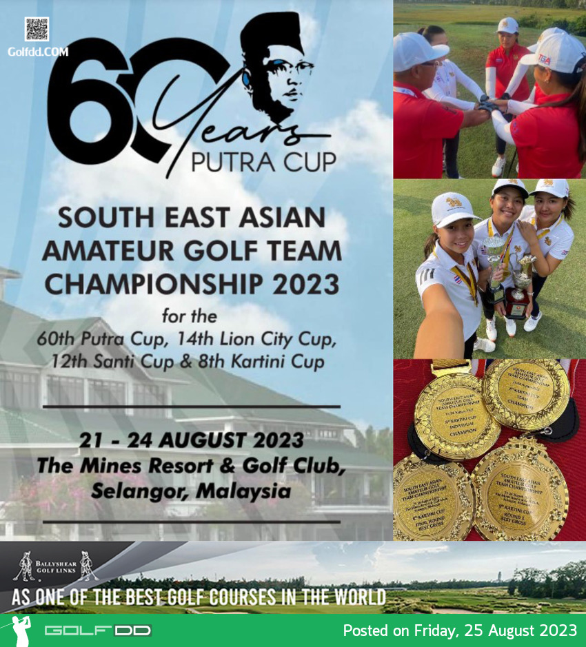 “OneOn” Achiraya Sriwong คว้าแชมป์ "Southeast Asian Amateur Golf Team Championship"ปี 2023"