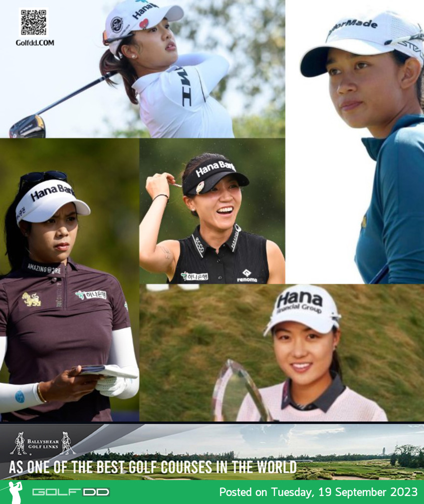 “แพงกี้” แอลล่า แกลิทสกีย์ ร่วมทำศึกในกอล์ฟอาชีพรายการ Hana Financial Group Championship พร้อมอีก 2 โปรสาวไทย