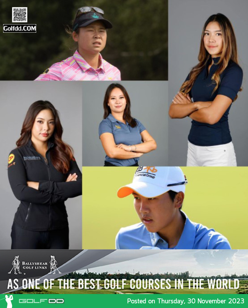 เชียร์นักกอล์ฟสาวไทยทั้ง 5 ร่วมแข่งขันคัดเลือกแอลพีจีเอ และ เอปสัน ทัวร์ คิว-ซีรีส์ ที่โรเบิร์ท เทรนท์ โจนส์ กอล์ฟ เทรล