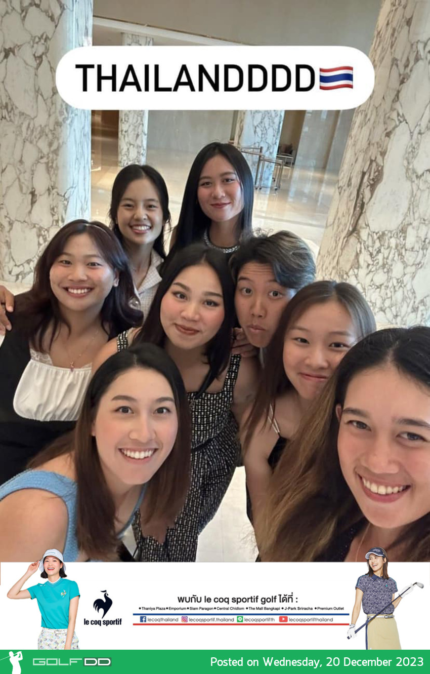 เชียร์ 8 สาวไทย ในกอล์ฟ รายการ Simone Asia Pacific Cup ครั้งที่ 2 วันที่ 21-23 ธันวาคม 2566