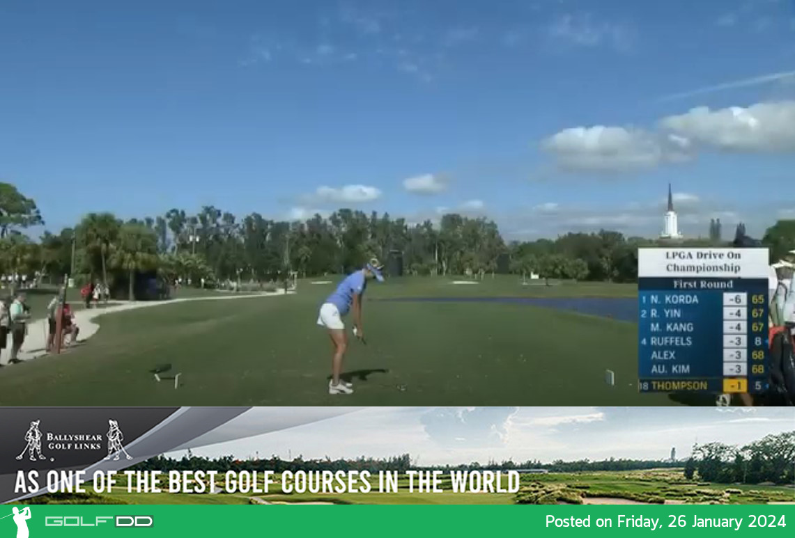 รายงานผลรอบแรก LPGA Drive On Championship ที่จัดขึ้นที่สนาม Bradenton Country Club ในฟลอริด้า สหรัฐฯ ในวันที่ 25 มกราคม 2567