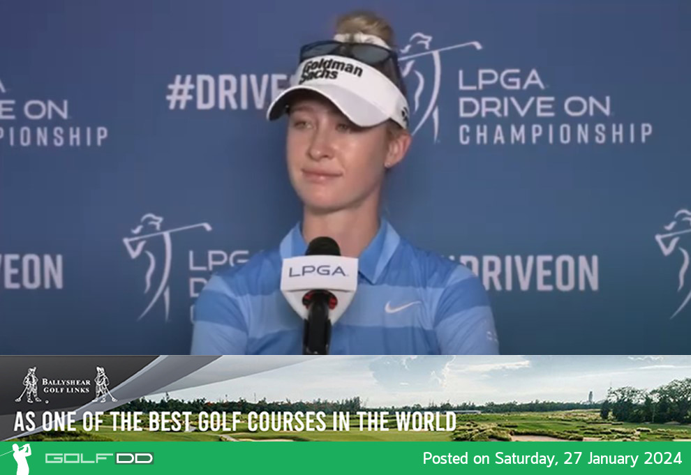 นักกอล์ฟเนลลี่ คอร์ด้า ทำสกอร์นำไปได้ดีในทัวร์ LPGA Drive On Championship ที่ Bradenton Country Club