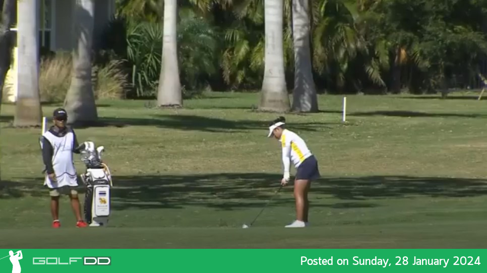 ชมความสุดยอดของ "อีเกิ้ล" ที่หลุม 6 ของ "เปียโน" ที่สนาม Bradenton Country Club ในรอบสามของ LPGA Drive On Championship!