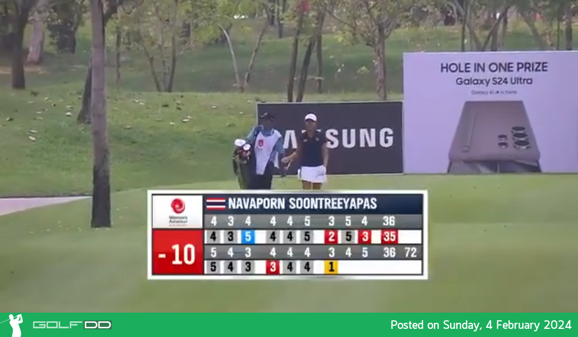 สรุปผลการแข่งขันหลังจบรอบสาม Women’s Amateur Asia-Pacific ครั้งที่ 6 ณ สนามสยามคันทรีคลับ วอเตอร์ไซด์ พัทยา จังหวัดชลบุรี เมื่อวันที่ 3 กุมภาพันธ์ 2567.