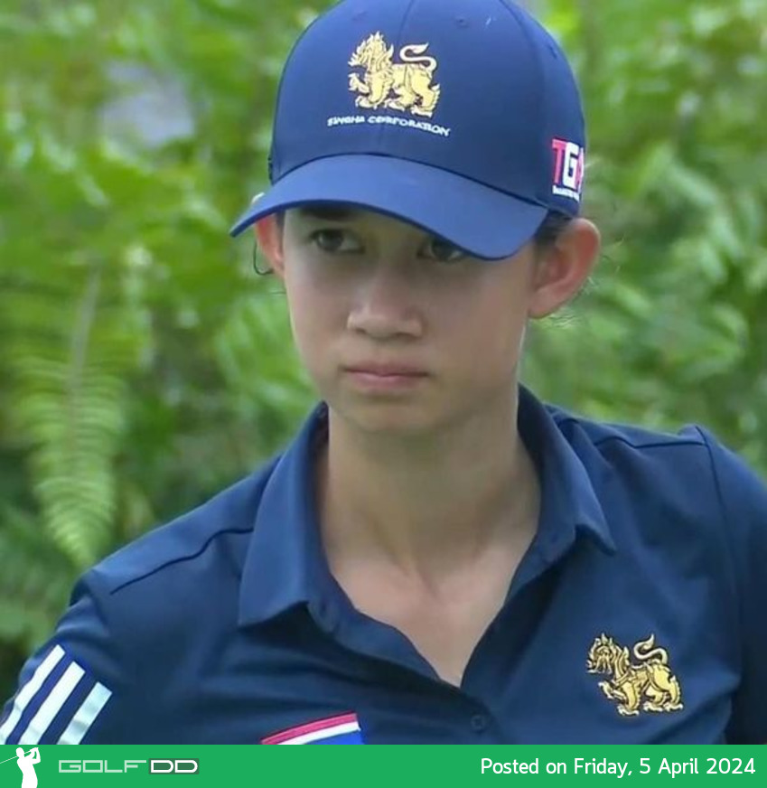 “แพงกี้”แอลล่า แกลิทสกีย์ ให้สัมภาษณ์หลังจบการแข่งขันรอบแรก รายการ Augusta National Women’s Amateur 2024