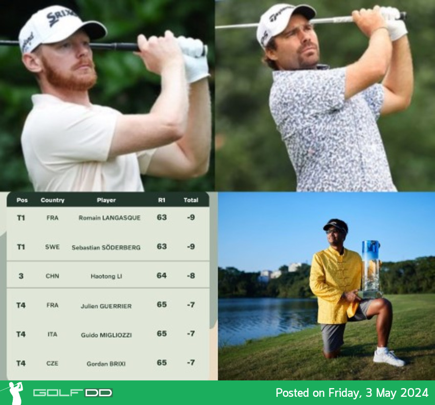 ส่งกำลังใจให้ โปรอาร์ม กิรเดช รอบแรก DP World Tour รายการ Volvo China Open ตามผู้นำ 6 สโตรค 