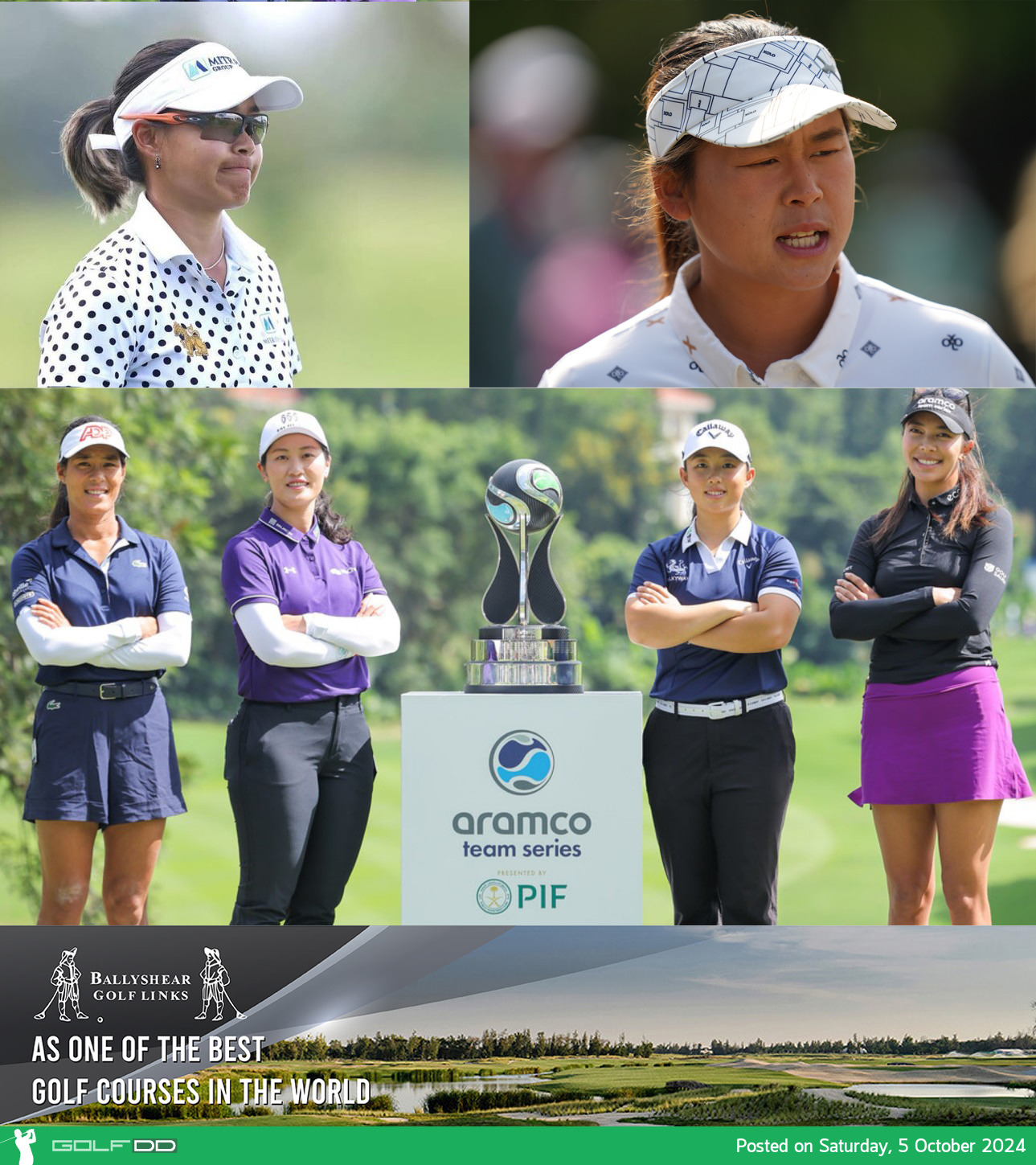 มายด์-ตรีฉัตร และ เอพริล-ชนกนันท์ นำ 11 สาวไทยแข่งขันในศึก Aramco Team Series – เสิ่นเจิ้น ที่จะจัดขึ้นระหว่างวันที่ 4-6 ตุลาคม 2567