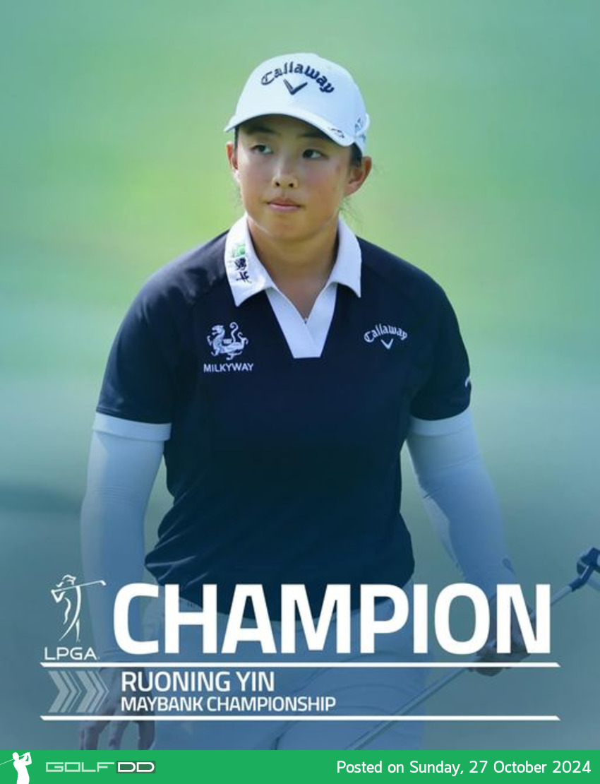 ร่วมยินดีกับ หยิน รั่วหนิง คว้าแชมป์ Maybank Championship 2024!